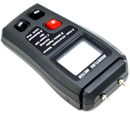 OSALADI Holzfeuchtigkeitstester Digitales Feuchtigkeitsmessgerät Für Holz Hygrometer Mit Lcd-display Feuchtemessgerät Für Bauwesen Und Wasserschäden