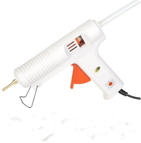 Pistola Colla a Caldo, Pistola for colla a caldo da 150 w Temperatura regolabile intelligente Ugelli in rame Riscaldatore Diametro museruola 11mm Strumento di riparazione artigianale Riparazioni Rapid