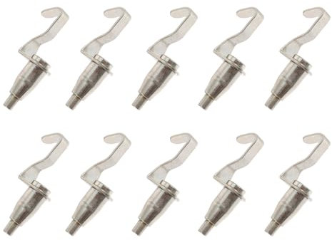POPETPOP 10 Ganchos para Colgar Cuadros de Alambre Acero Aleación de Zinc Fácil de Instalar y Usar para Decoración Colgante en Pared Color Plata