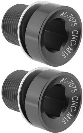 ECSiNG Lot de 2 manivelles M15 en alliage d'aluminium pour vélo électrique Bosch E-Bike CX 7075