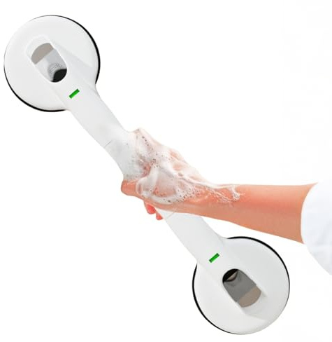 Mannicix Poignée de Baignoire, Barre d'Appui à Succion pour Salle de Bain