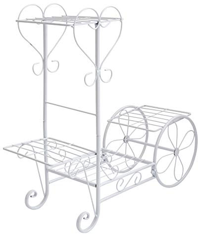 Cabilock 1pezzi Scaffale Decorativo in Materiale Durevole Scaffale Portaoggetti per Interni Supporto per Vasi di Fiori Mensola per Piante Portavasi Creativo per Balcone e Casa