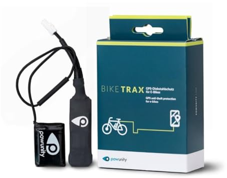 BikeTrax Traceur GPS Vélo Électrique - Compatible avec 95% des Marques, Protection Contre Le Vol Puissante, Suivi en Temps Réel Via App iOS et Android, Inclus : Système d’Alerte et Carte SIM