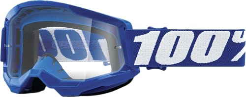100% STRATA 2 Goggles - Sports Goggles for Motocross & Mountain Biking - Eyewear for Bike Riders - Motocross Goggles for Men