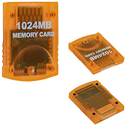 Tolesum Carte Mémoire 1024 Mo pour Gamecube et Wii - Memory Card Haute Vitesse (16384 Blocs) Compatible Nintendo Gamecube (NGC) et Console Wii - Stockage de Jeux Étend