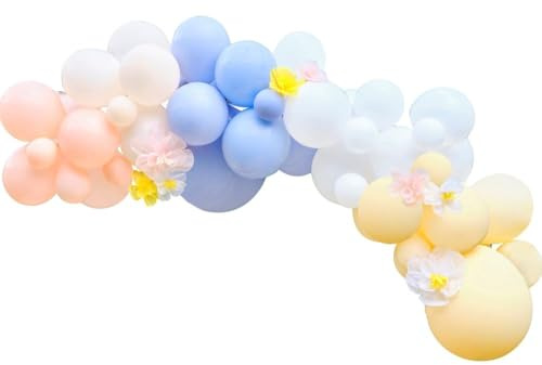 Ginger Ray SP-600 Bogen-Party-Dekorationsset mit Papierblumen, Mehrfarbig