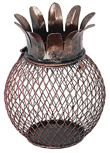 Weinkorkenbehälter, Weinkorkenhalter aus Metall, Braun, Eisen, Ananas, Weinflaschenkorken, Aufbewahrungsbox, Ornament, Weinflaschenkorken, Aufbewahrungsbox, Ornament Für Die Dekoration Der Hausbar