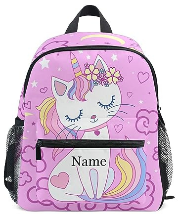 ALAZA Kids School Backpack with Chest Strap,Colorful Unicorn Students Childrens Book Bag for Boys Girls