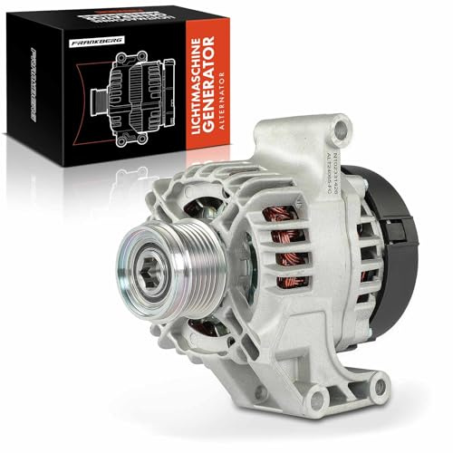 Frankberg Alternateur 120A Avec poulie à roue libre Compatible avec Corsa D S07 1.2L Diesel 2006-2014 Meriva MK II (B) S10 1.2L Diesel 2010-2024 Remplacer# 13222935