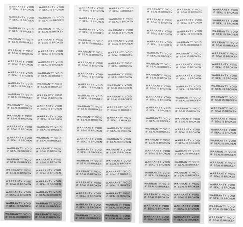 Lurrose 400stücke Void-klebeetikett Aufkleber Warnhinweis Etikett Klebeetikett Warnaufkleber Void-aufkleber Klebeaufkleber Siegeletikett