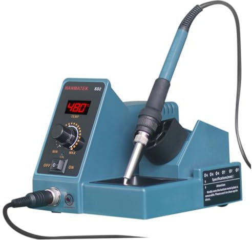 LIFKOME Station De Soudage Température Réglable 200-480°c Fer À Souder Intelligent Écran Led Outil De Soudage Pour Électronique Hobby Et Atelier