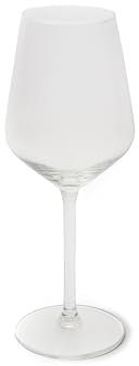 Excelsa Verona - Juego de 6 copas de vino, 38 cl, cristal soplado, tallo largo