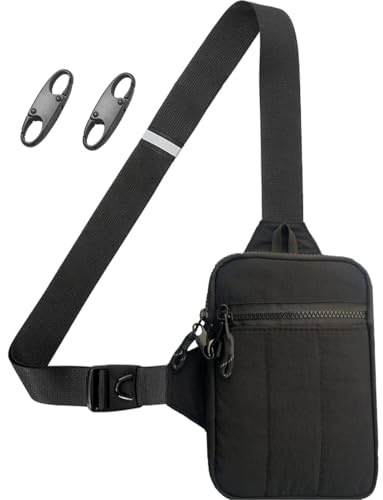 Sling Chest Crossbody Bag, Wasserdicht Herren Damen Crossbody Bag,Klein Brusttasche Schultertasche Umhängetasche Backpack Daypack für Wandern, Reisen, Sport und Laufen