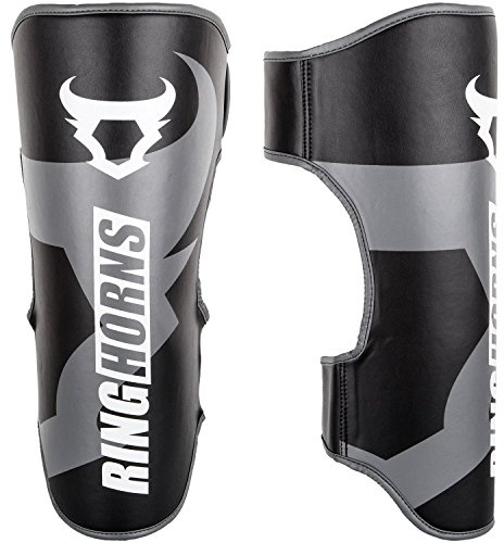 Venum Ringhorns Laden schützt Schienbein fürs Unisex, Uni, Charger, schwarz