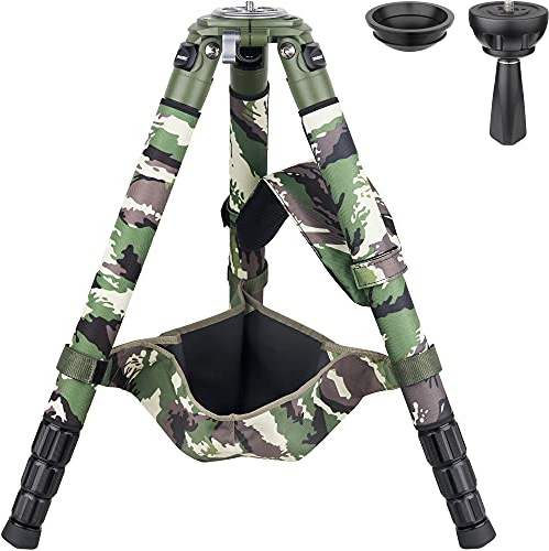 INNOREL LT364CG Systématique Trépied Fibre de Carbone 160cm Grande Taille Trépied Professionnel Robuste Verrou Tournant 4 Sections Tube Max 36mm Charge Max 35kg avec Adaptateur de bol 75mm,Sac,Pointes