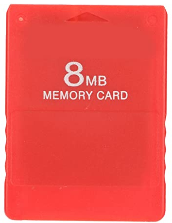 Cuifati Carte mémoire PS2 haute vitesse 8 Mo compatible FMCB1.966 Rouge