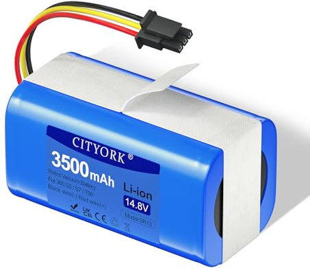 CITYORK 3500mAh Batteria di Ricambio per 360 S5 S7 S7 Pro T90 X9 robot aspirapolvere