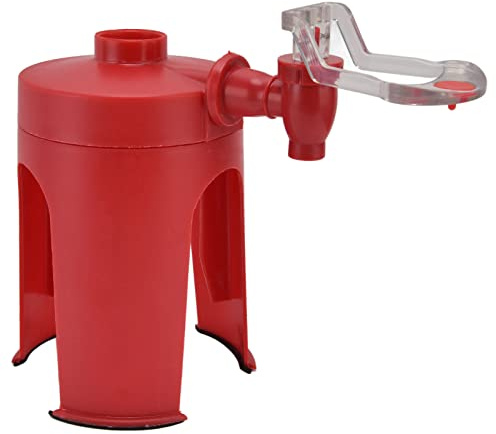 Mini Wasserspender, Automatischer Getränkebrunnen, Tragbar, Rot, für Camping und Reisen