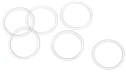 PATIKIL 40 Stück Silkon Dichtungsringe 20mm x 1,5mm Gummi Unterlegscheibe Dichtungen für Wasserhähne Rohrleitung Reparatur Abfluss Badewannen