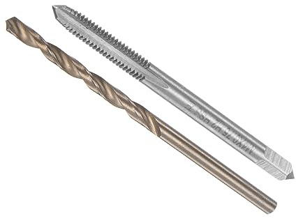 CoCud Taraud et Perceuse Mèche Ensemble M4 x 0,75 Robinet Filetage 3,2 mm Perceuse Diamètre Gauche Main Métrique Machine Vis Robinet & Torsion-(pour Filetage Tapotement) 1-Ensemble | Robinet Filetage, Métrique Machine Vis Robinet & Torsion-(pour Filetage Tapotement) 1-Ensemble