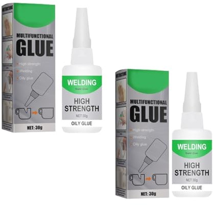 Thoquene 2 Stück Sekundenkleber Extra Stark, Superkleber Extra Stark für Alles