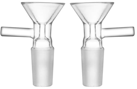 Glass Bowl Adapter Oil Burner, 14 mm, Pack of 2