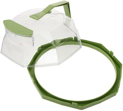 HOLIDYOYO Mikrowellen-spritzschutz Für Lebensmittel Mit Dampfabzug Faltbare Abdeckung Für Gleichmäßiges Hitzebeständig Für Mikrowellen Leicht Zu Reinigen Tragbares Design