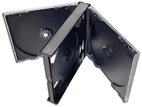 5 Cajas Gruesas para 4 CD Compact Disc/Ref. 2075AM