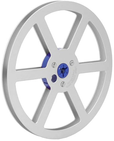 Carrete de Recogida Vacío, Aleación de Aluminio del Carrete de Recogida de Cinta de Sonido para Cubo Pequeño (SILVER)