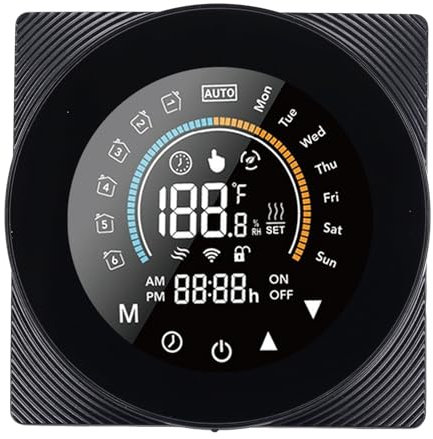 Smart Thermostat, APP＆Voice Control, Multi-Schedule Programmable Wi-Fi Thermostat, Touch Screen Remote Control, Supports Smart or EWeLink APP for Home