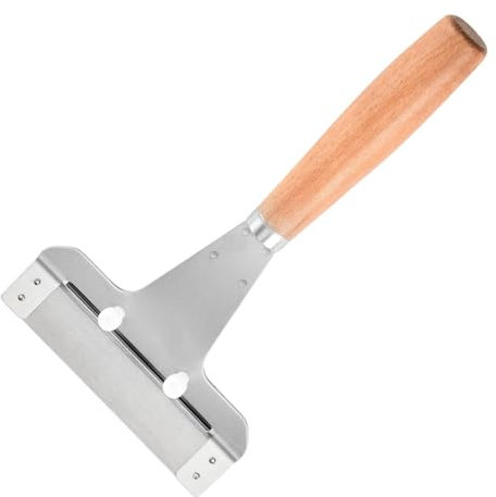 Obstschäler, Obstschälgerät, Küchenschäler mit Holzgriff, Premium-Edelstahlklinge, bequemer Griff, 23,5 x 12,7 cm, für die Küche zu Hause