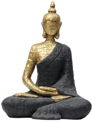 Fhsqwernm Thailändische Buddha-Statue für Dekorationen, meditative Buddahs, Meditationen, Buddhas