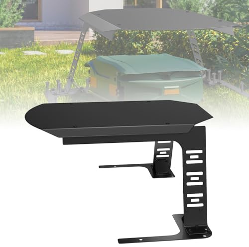 LZQ Garage robuste en fer pour robot tondeuse - Toit robuste pour robot tondeuse et Landroid - Résistant aux intempéries - Protection UV - 77 x 94 x 36 cm