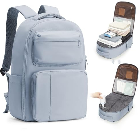 coofay Vakuum Rucksack Handgepäck Flugzeug Vakuum Backpack Travel Airvac Rucksack mit Vakuumsystem Reiserucksack Vakuumrucksack für Reisen Easyjet Handgepäck 45x36x20