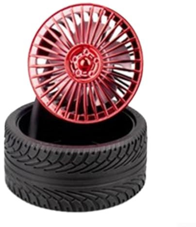 JoyousMall USB Desk Fans, Retro-Inspired USB Mini Fan Compact Portable Wind Speed Adjustment For Outdoor Camping Travel(Red)