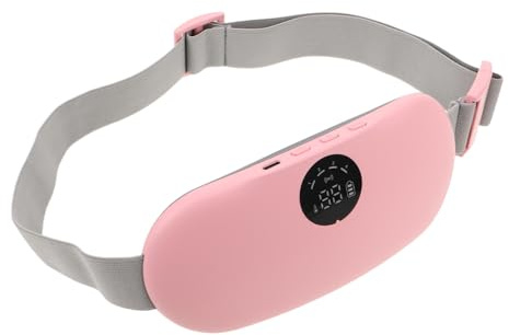 COLLBATH Cinturón Térmico para Calambres Menstruales con Masajeador Abdominal y Lumbar, Portátil con Múltiples Ajustes de Temperatura y Diseño Ligero para Relajarse en Casa