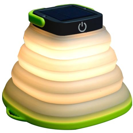 BESPORTBLE Led Zeltlampe Faltlampe Solarlaterne Im Freien Mit Griff Portable Telescopic Light Für Camping Zeltbeleuchtung Wandern Und Notfälle