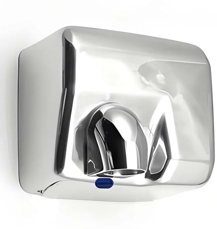 WENNEWU Asciugamani Elettrico Automatico Commerciale, Asciugamani Elettrico per Bagni Pubblici, 2300 W, Basso Rumore, Asciugatura Rapida in 10 Secondi, per Bagni, Hotel, Ristoranti