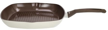 Tognana Sintonia, Grill quadra 28 x 28 cm, Alluminio, Beige-Marrone