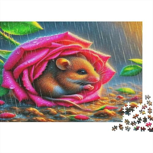Maus-Puzzle, 1000 Teile, für Erwachsene und Kinder ab 12 Jahren, anspruchsvolles Familienspiel, 70 x 50 cm / 1000 Teile