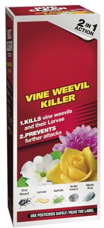 Vine Weevil Control, Fast Acting, Powerful, Long Lasting, Easy to Apply, Professional, Durable, Ideal for Gardens Pots, Flower Beds, Greenhouses & Outdoor Spaces, 480 ml (Pack of 1)