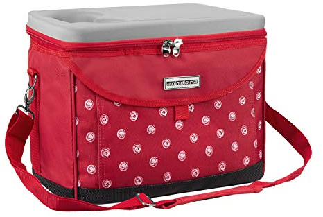 anndora Kühltasche Picknicktasche 22 L rot weiß gepunktet Isotasche Kühlbox