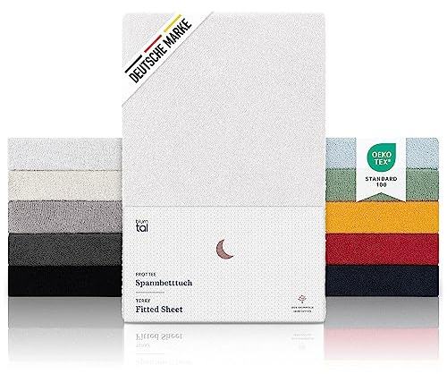 Blumtal frotté underlakan - Cuddly soft underlakan, Oeko-Tex certifierat, olika färger och storlekar