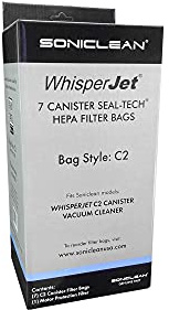 Soniclean WhisperJet C2 Canister Filter Bags with Sound-Dampening Technology