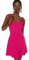 Trendyol Women Mini A-Line Regular Fit Woven Dress Vestido Tejido Corto Acampanado para Mujer, Fucsia, 64