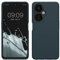 kwmobile Carcasa Compatible con OnePlus Nord CE 3 Lite 5G / Nord N30 5G Funda - Case TPU y Silicona antigolpes - Apto Carga inalámbrica - Pizarra Oscura