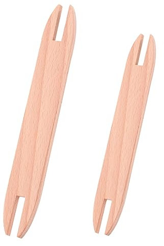 CORHAD 2 Stück Webschiffchen Aus Holz Für Tapisserie-handarbeiten Ideale Strickwerkzeuge Für Projekte