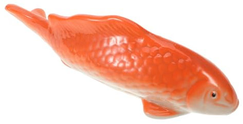 Garneck Keramik-Schwimmfisch Aquarium- Koi-Fisch Realistische Künstliche Schwimmfähige Fischfiguren Teehaustier-Dekoration Für Feengarten-Teich-Fischglas-Dekorationen