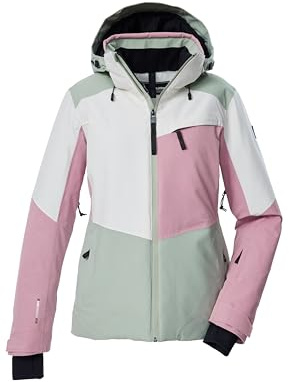 Killtec Damen Ksw 39 Wmn Ski Jckt Skijacke/Funktionsjacke mit abzippbarer Kapuze, Schneefang und Unterarmventilation