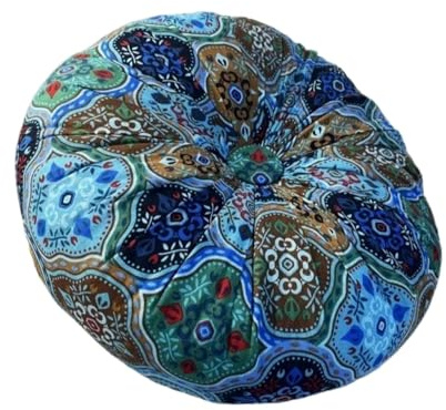 Zymjzbetic Cojines de meditación Cojín Redondo de Calabaza 40x40cm, Almohada Redonda for Suelo meditación, cojín for Asiento, sofá Suave for decoración del hogar(Type2)